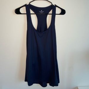 Athleta Navy Racerback Tank Top